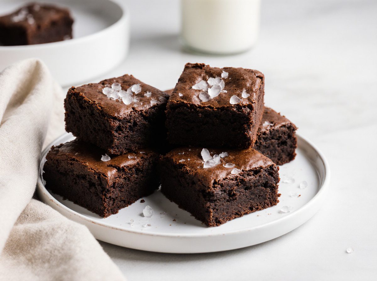 Leckere Brownies aus der Heißluftfritteuse mit einer perfekten Konsistenz und schokoladigem Geschmack.