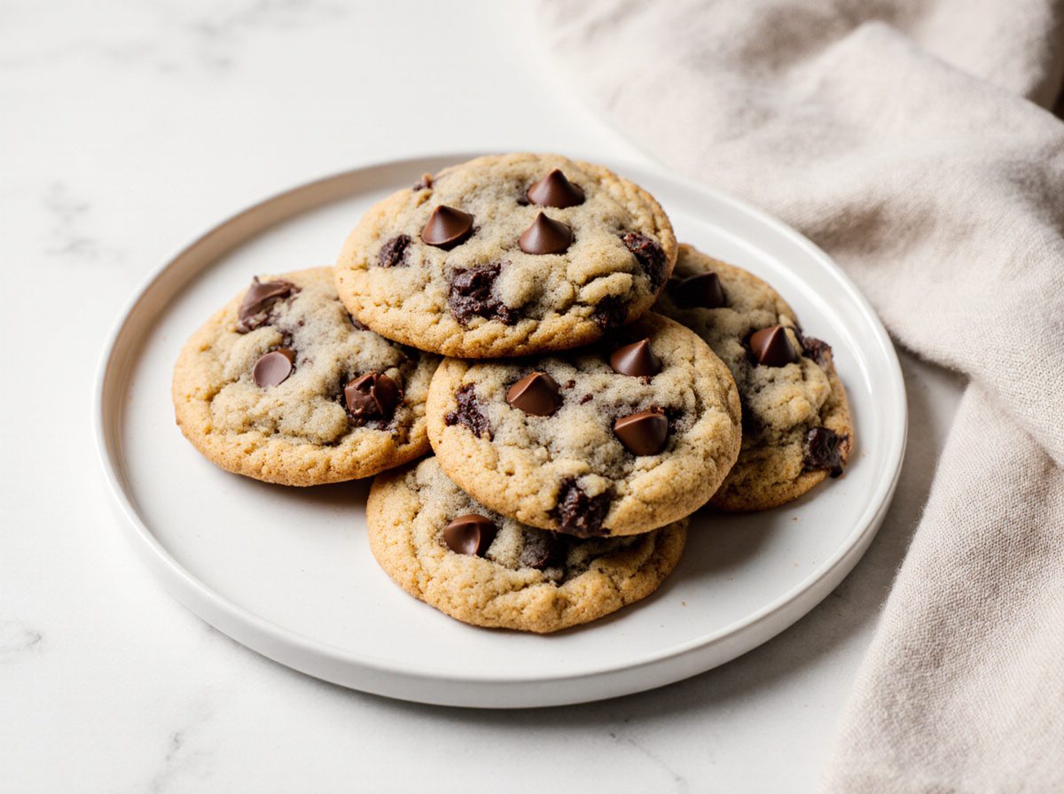 Leckere Schokoladenkekse aus der Heißluftfritteuse mit perfektem Crunch.