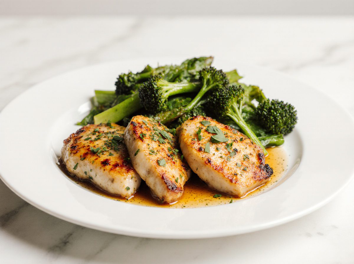 Leckeres Hähnchengeschnetzeltes, knusprig zubereitet in der Heißluftfritteuse.