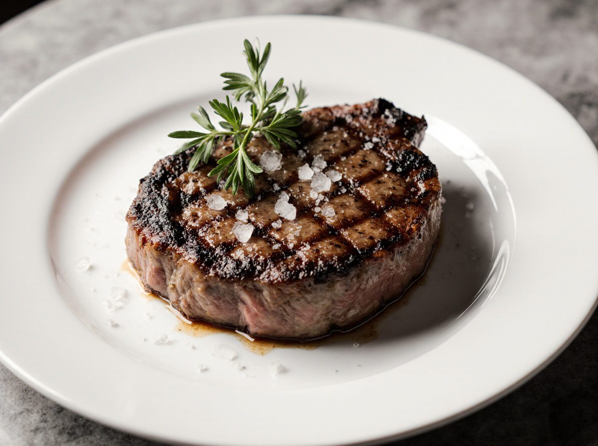 Mouth-watering Rindersteak aus der Heißluftfritteuse für saftigen Genuss.