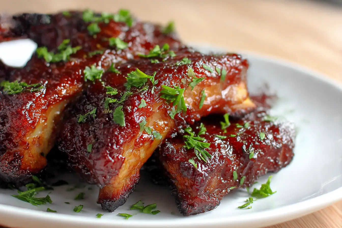 Saftige Spareribs aus der Heißluftfritteuse für ein unwiderstehliches Geschmackserlebnis.