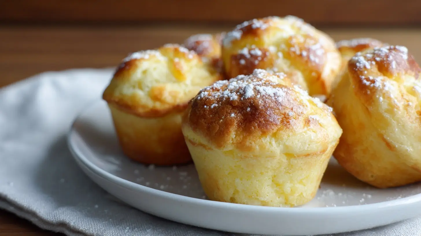 Leckere Eierlikör-Muffins aus der Heißluftfritteuse, perfekt für jeden Anlass.