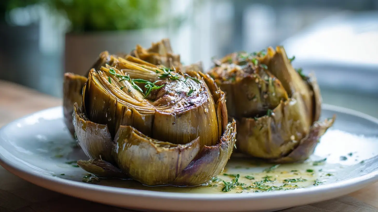 Leckere Artischocken aus dem Airfryer mit perfekter Knusprigkeit und gesundem Geschmack.