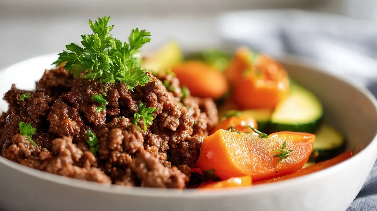 Zutaten für Airfryer Hackfleisch