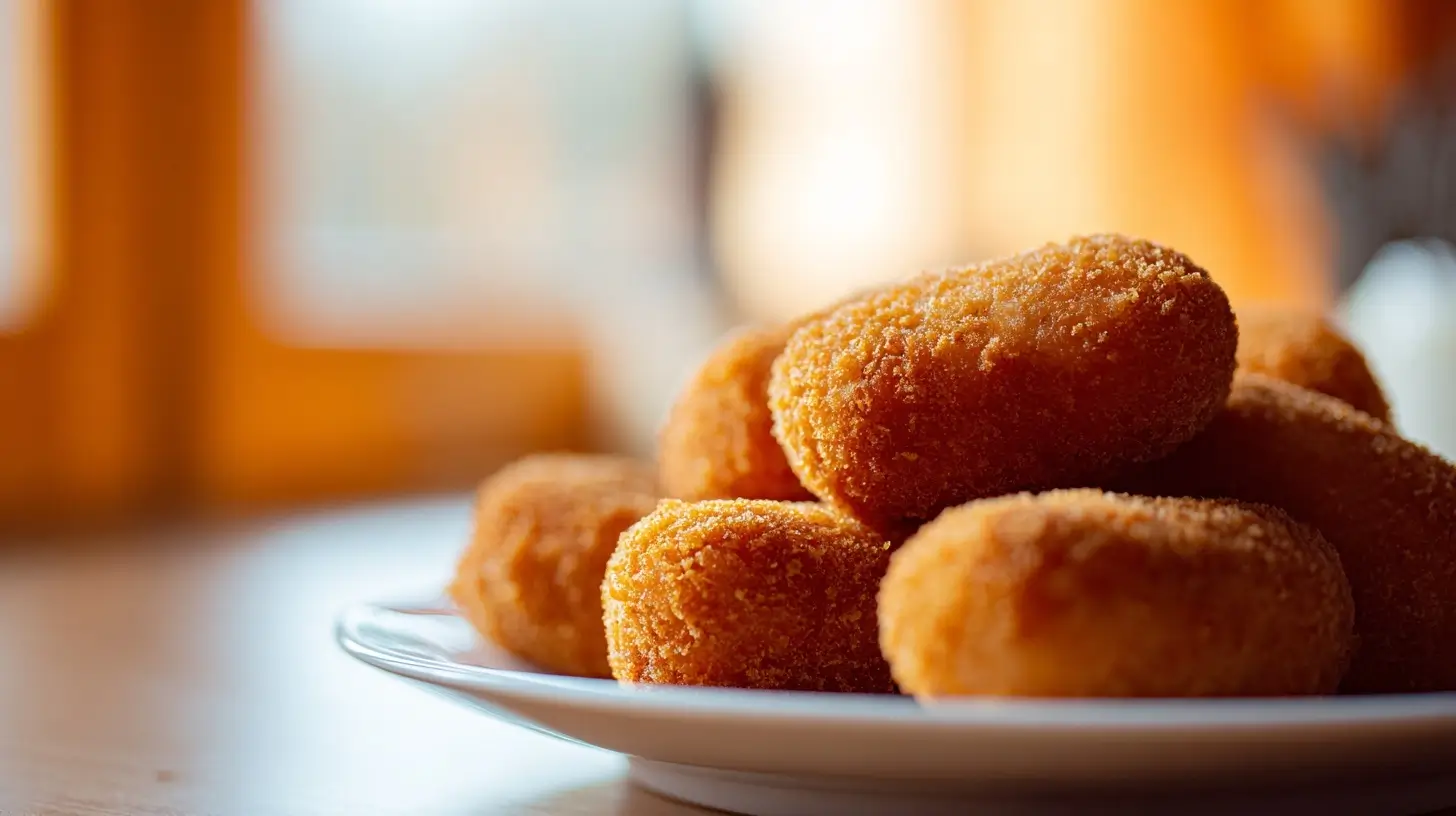 Knusprige TK Kroketten, perfekt zubereitet im Airfryer für einen leckeren Snack.