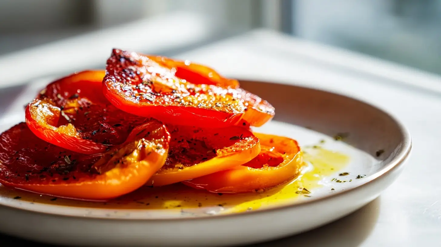 Leckere Paprika aus dem Airfryer für eine gesunde Beilage.