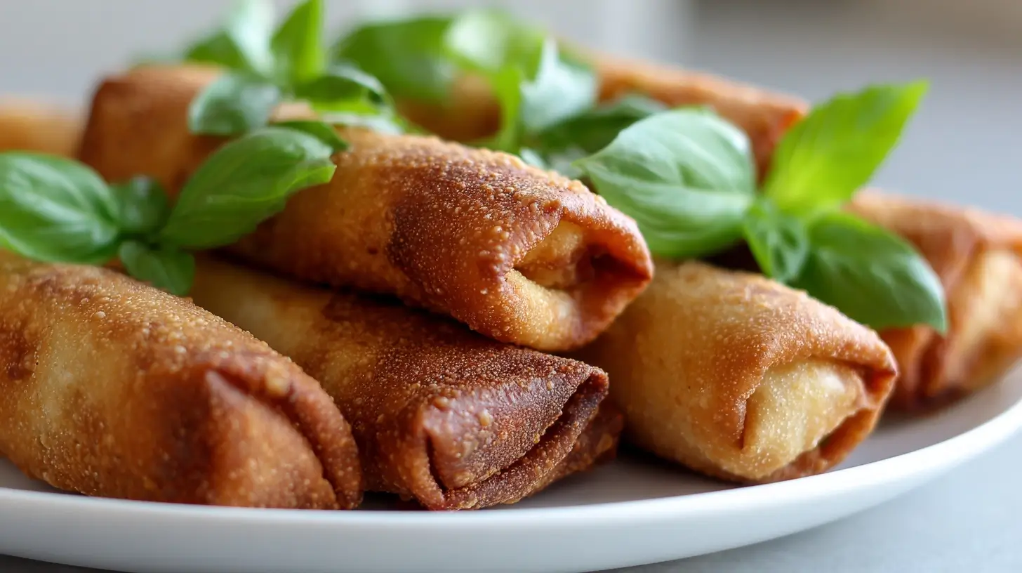 Leckere Pizzabrötchen, perfekt zubereitet im Airfryer für einen knusprigen Genuss.