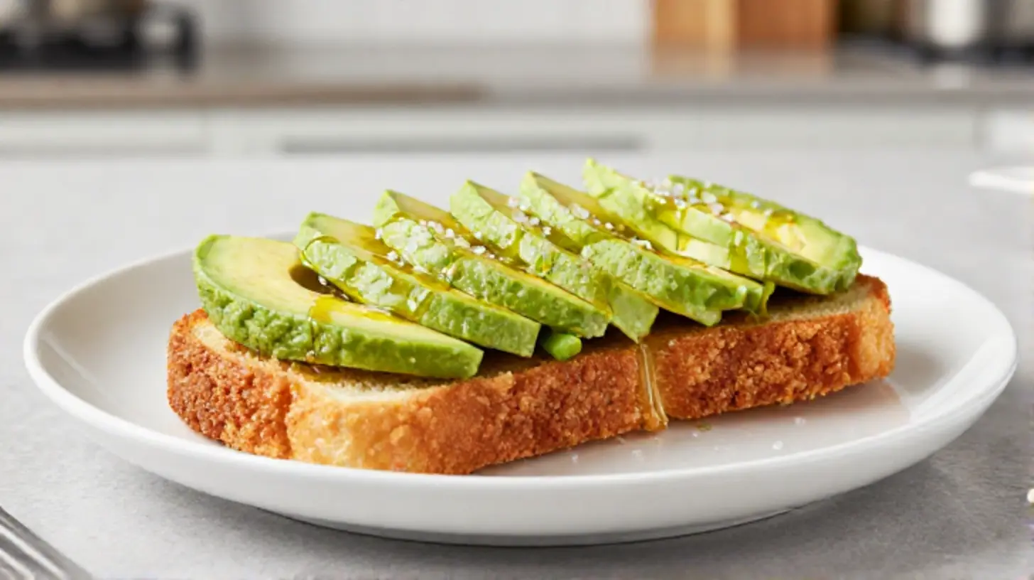 Knuspriger Toast aus dem Airfryer mit goldbrauner Farbe und perfekter Textur.