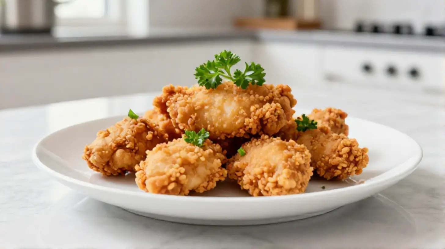 Saftige Hähnchen Minutensteaks zubereitet im Airfryer für perfekten Geschmack.