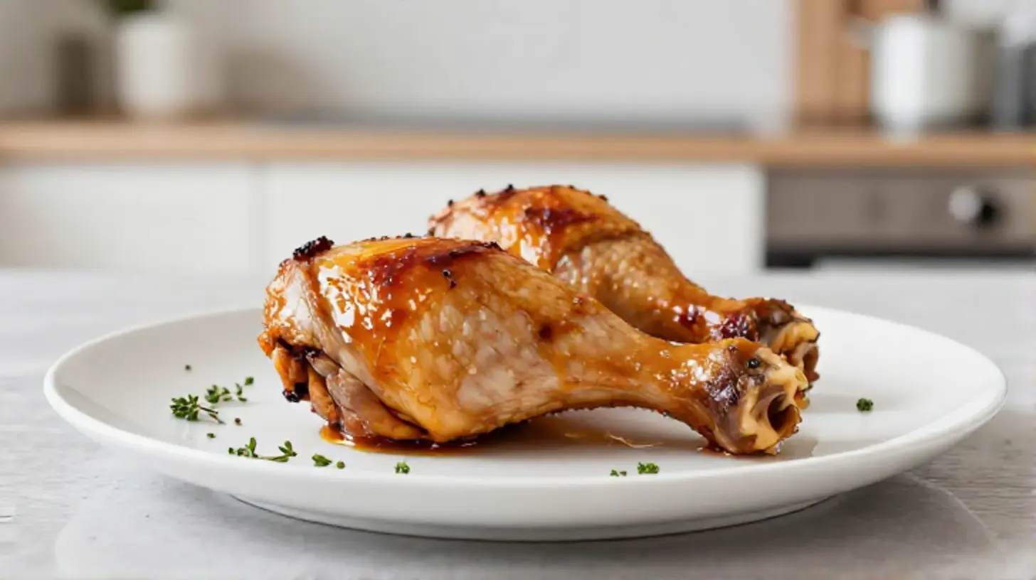 Saftige Hähnchenunterschenkel aus dem Airfryer Ninja für knusprigen Genuss.