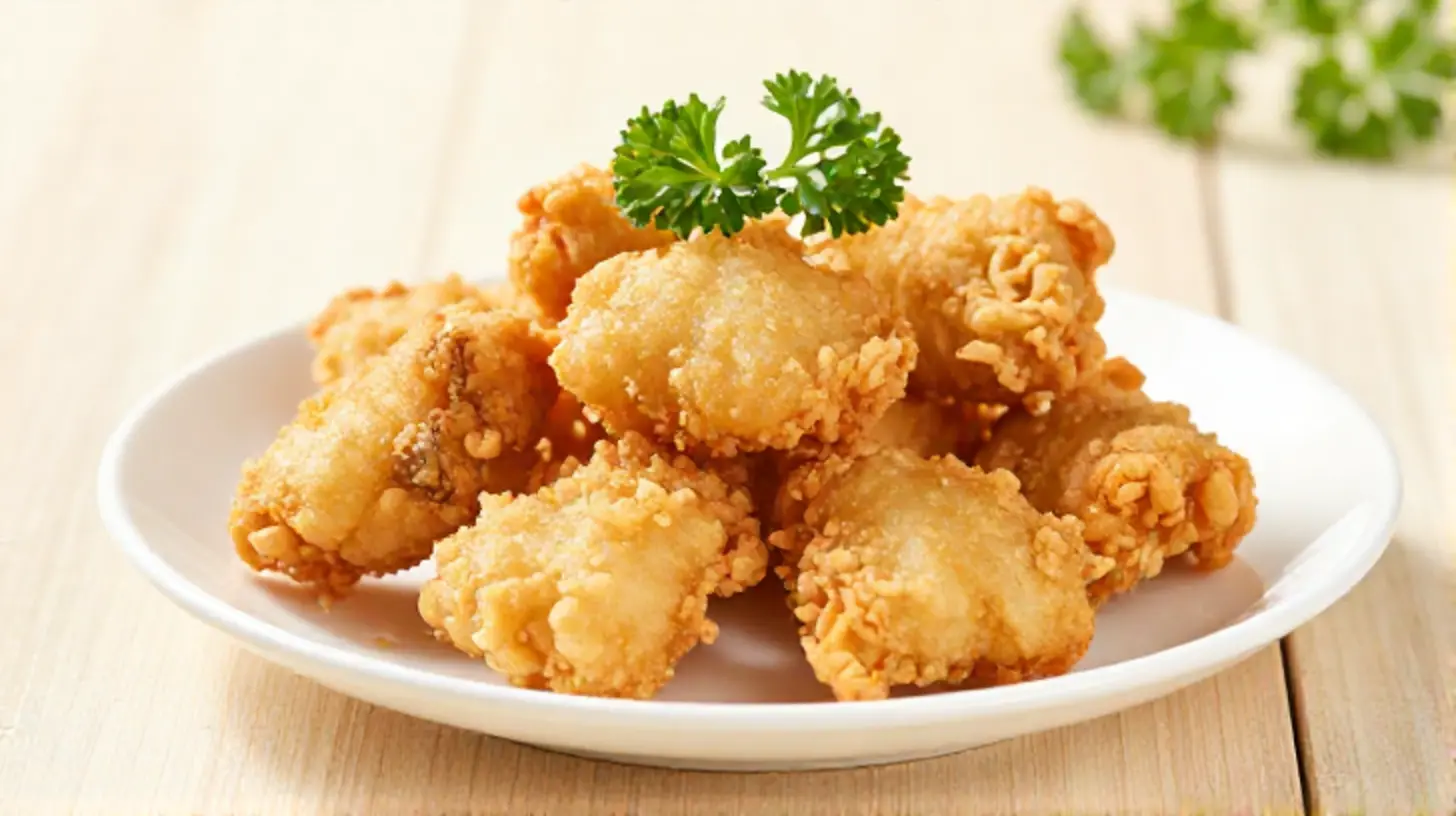 Leckere Kibbeling im Airfryer, knusprig und perfekt gewürzt.