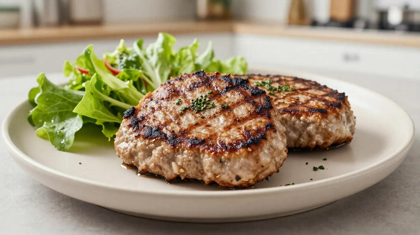 Leckere Seitansteaks aus der Heißluftfritteuse für eine gesunde Mahlzeit.