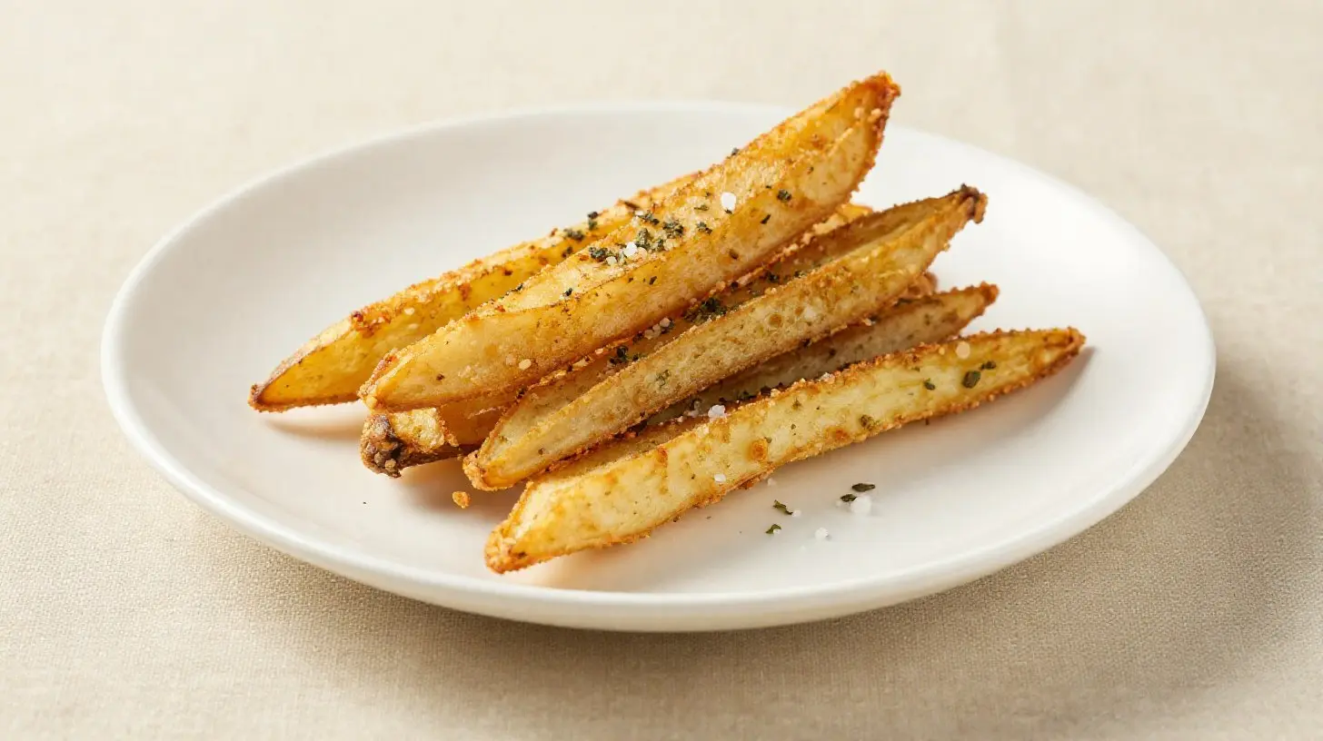Köstliche Schwarzwurzeln aus der Heißluftfritteuse, perfekt zubereitet und knusprig im Geschmack.
