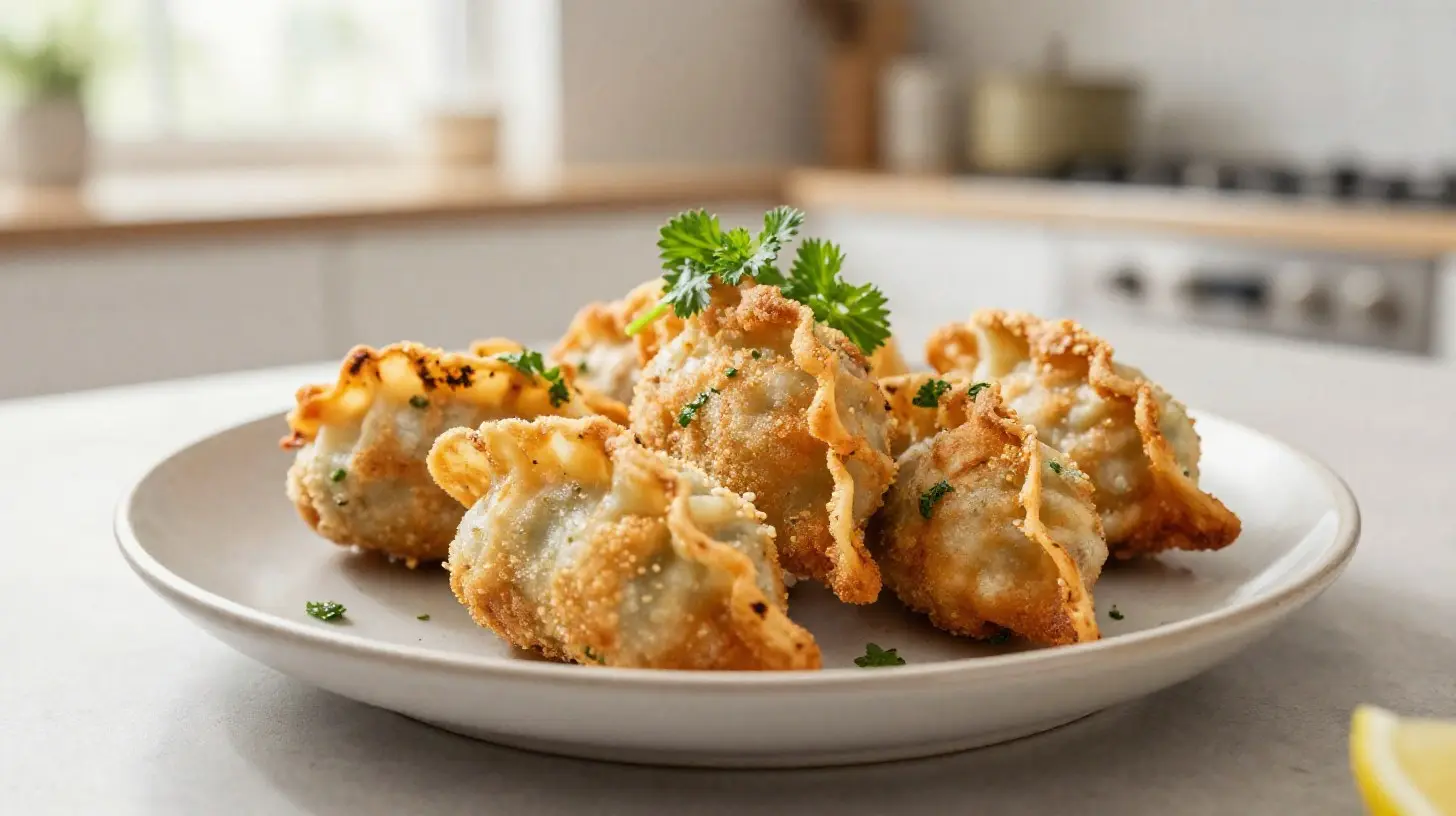 Leckere Serviettenknödel aus der Heißluftfritteuse, perfekt für jedes Gericht.