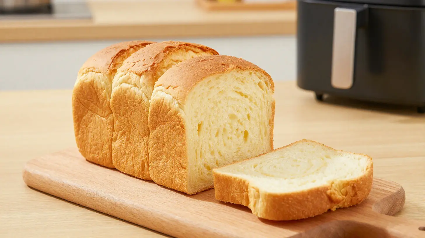 Leckeres low carb Brot, perfekt zubereitet im Airfryer für eine gesunde Ernährung.