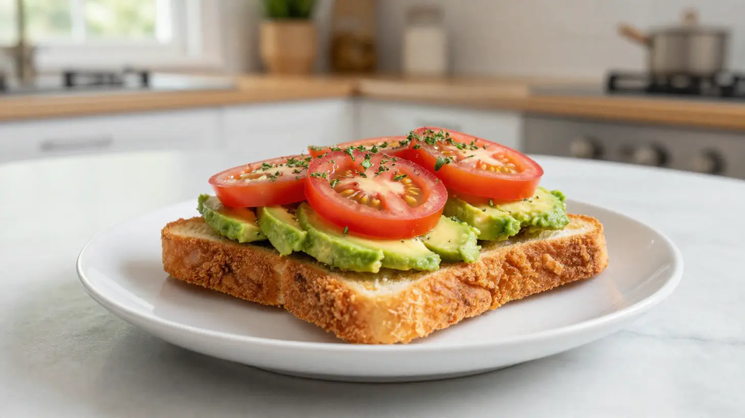 Knuspriges Toastbrot aus dem Airfryer für perfekte Frühstücksmomente.