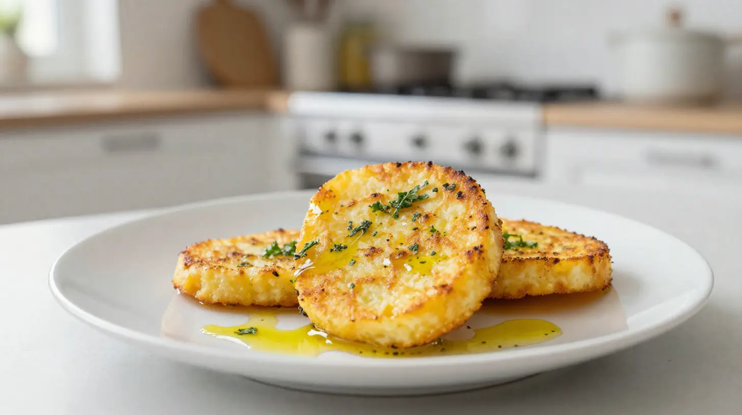 Leckere Polenta-Schnitten aus der Heißluftfritteuse, perfekt knusprig und einfach zuzubereiten.